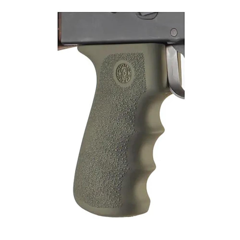 Hogue AK-47/AK-74 OD Green Rubber Grip w/ Finger Grooves