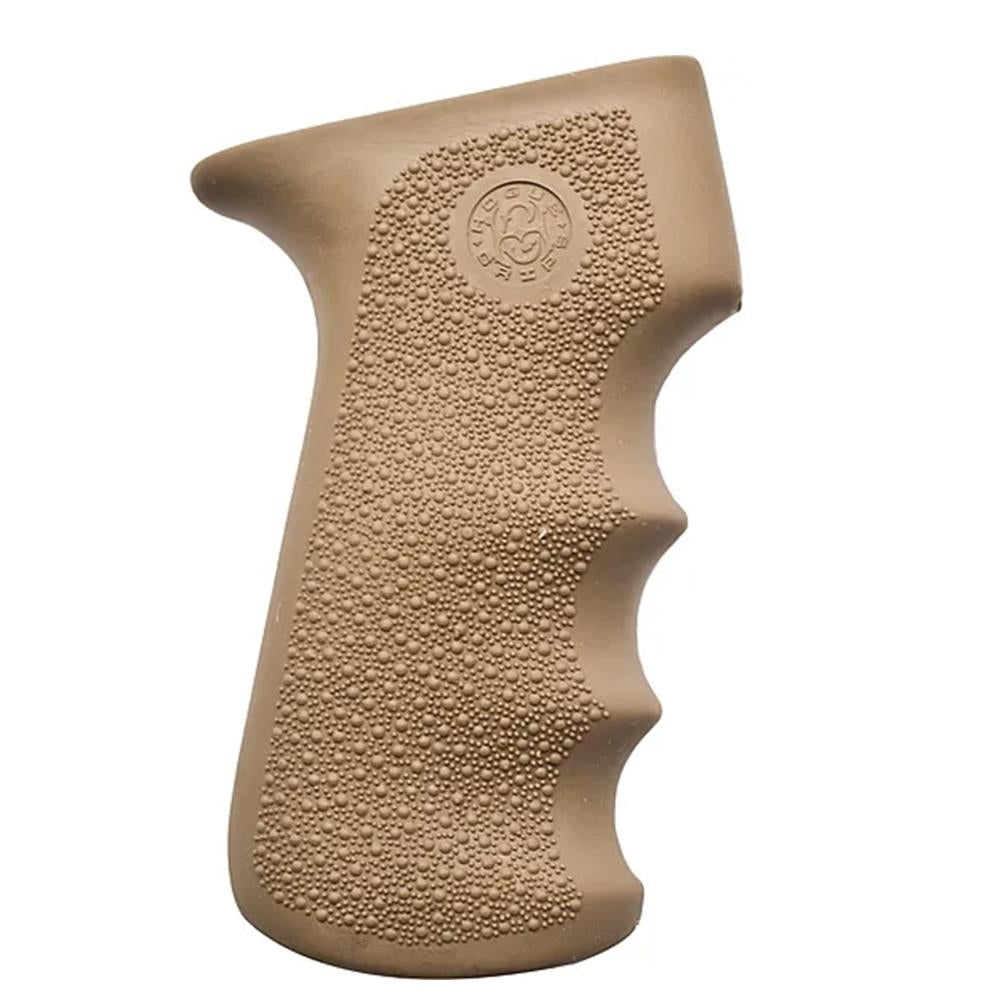 Hogue OverMolded AK-47 Rubber Grip w/ Finger Grooves, Desert Tan