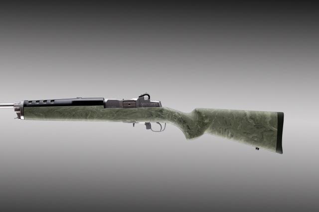 Hogue Ghillie Green OverMolded Stock for Ruger Mini-14/30 Post 180 Serial Numbers
