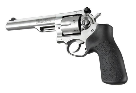 Hogue Rubber Grip No Finger Groove for Ruger GP100/Super Redhawk Revolvers