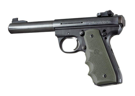 Ruger 22/45 RP OD Green Finger Groove Rubber Grip