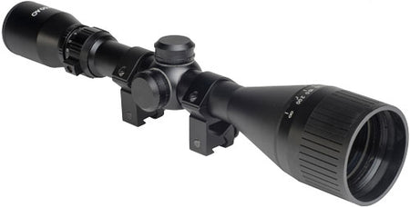 Hatsan Optima 3-12X50 Airgun AO Scope with Rings and Caps