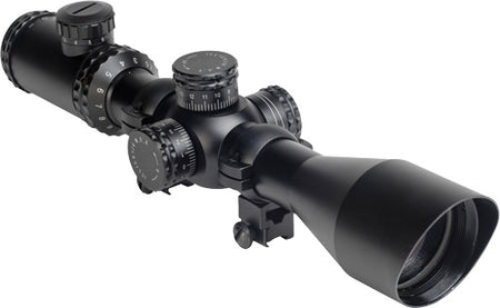 Hatsan Optima 2.5-10X50 SFT Rifle Scope with Rings and Caps