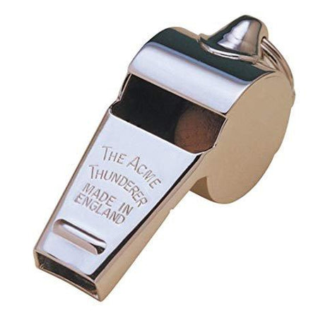 Hiatt Thompsons Silver Nickel Thunderer Whistle 60.5