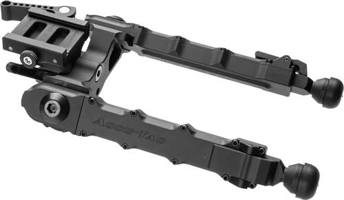 Accu-Tac HD-50 LR Alloy Bipod ARCA QD Mount 7"-10" Height Flat Black