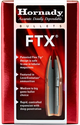 Hornady .308 Caliber 135 Grain FTX Flex Tip Component Bullets 100CT