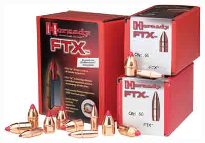 Hornady 338 Cal .338" 200 Grain FTX Reloading Bullets 100-Pack