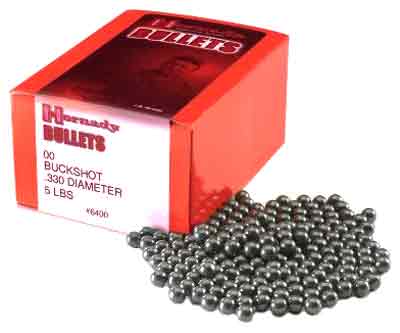 Hornady 00 Lead Buckshot .330 Diameter 5-Pound Box 6BX/CS