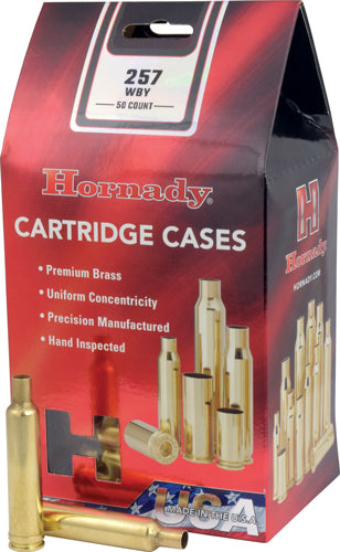 Hornady .257 Weatherby Magnum Unprimed Cases 50ct