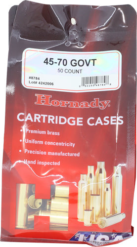 Hornady .45-70 Government Unprimed Reloading Cases 50ct