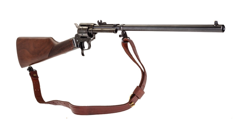 Heritage Mfg BR226B16HS-LS Rough Rider Rancher Full Size 22 LR 6rd 16.12" Black Alloy Steel Barrel, Black Oxide Aluminum Receiver, Walnut Fixed Stock, Right Hand