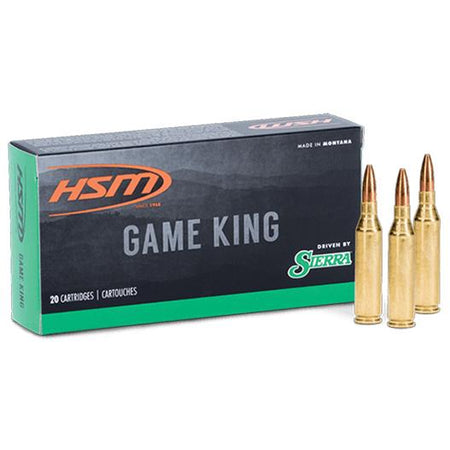 HSM .300 Savage Sierra Game King 150 grain Spitzer Boat Tail ammunition