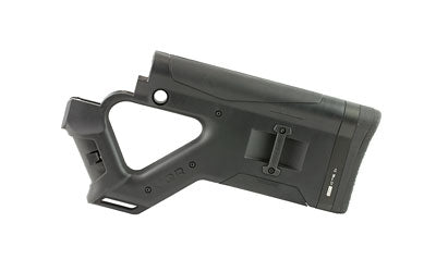 Hera USA CQR Stock AR-15 Mil-Spec Fixed Position Buttstock Integrated Angled Grip Black 12.12