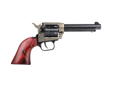 Heritage Mfg RR22999CH4 Rough Rider 22 LR 9 Shot 4.75" Black Barrel, Black Cylinder, Simulated Case Hardened Zamak, Frame Cocobolo Grips