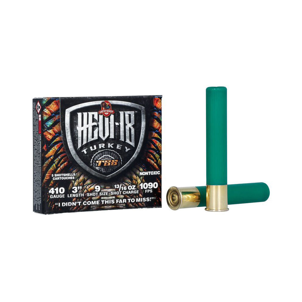 HEVI-Shot HS1009 HEVI-18 TSS Turkey .410 Bore 3" 13/16oz 9 Shot 1090 fps 816383003671