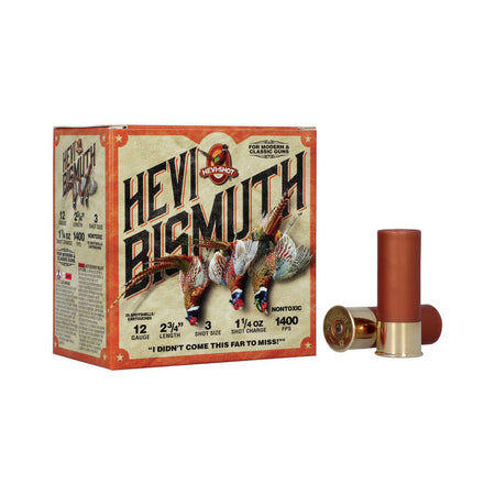 HEVI-Shot HS14713 HEVI-Bismuth Upland 12 Gauge 2.75" 1-1/4oz 3 Shot 1400 fps 604544686623