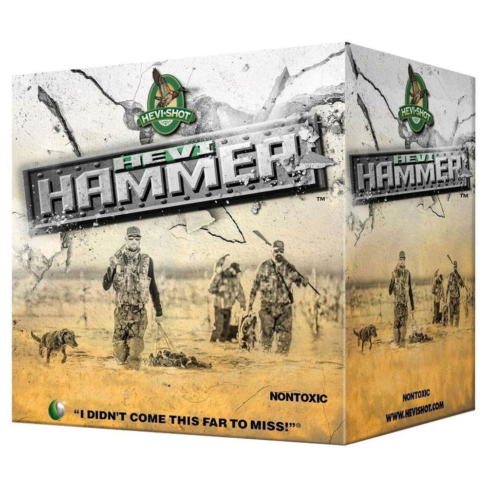 HEVI-Shot HS29002 HEVI-Hammer Waterfowl 20 Gauge 3" 1oz 2 Shot 1350 fps 816383002124