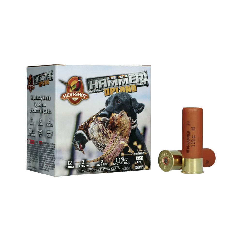 HEVI-Shot HS29125 HEVI-Hammer Upland 12 Gauge 3" 1-1/8oz 5 Shot 1350 fps 816383004203
