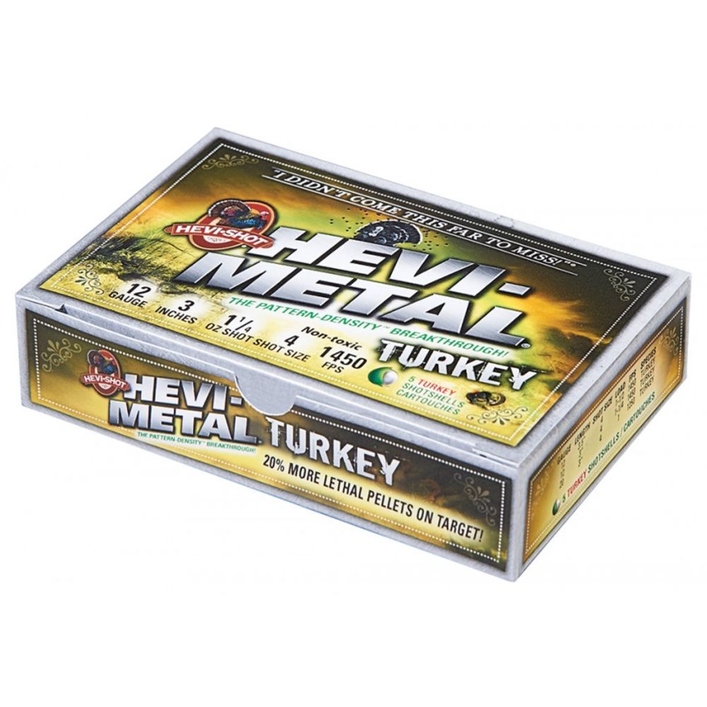 HEVI-Shot HS30045   12 Gauge 3" 1-1/4oz 4 Shot 1450 FPS. 816383300459