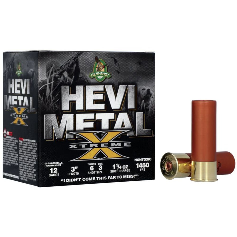 HEVI-Shot HS38126 HEVI-Metal Extreme 12 Gauge 3" 1-1/4oz  1450 fps 604544689020
