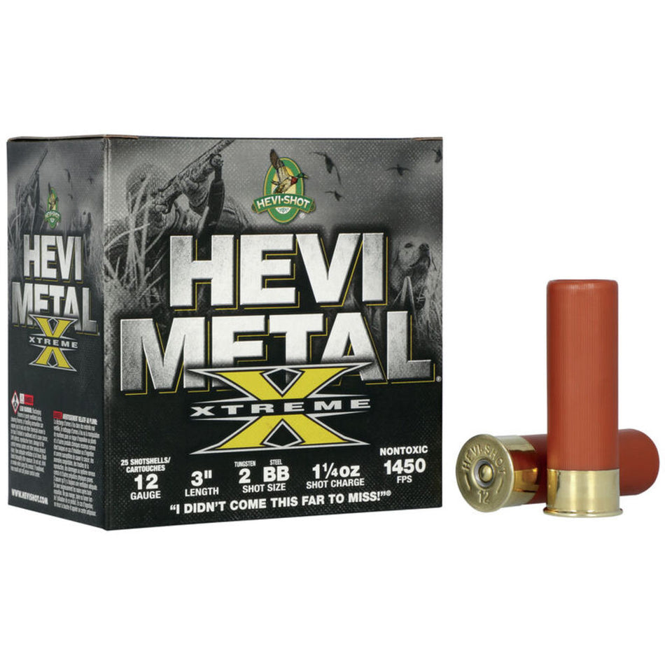 HEVI-Shot HS38188 HEVI-Metal Extreme 12 Gauge 3" 1-1/4oz 2 Shot 1450 fps 604544692624