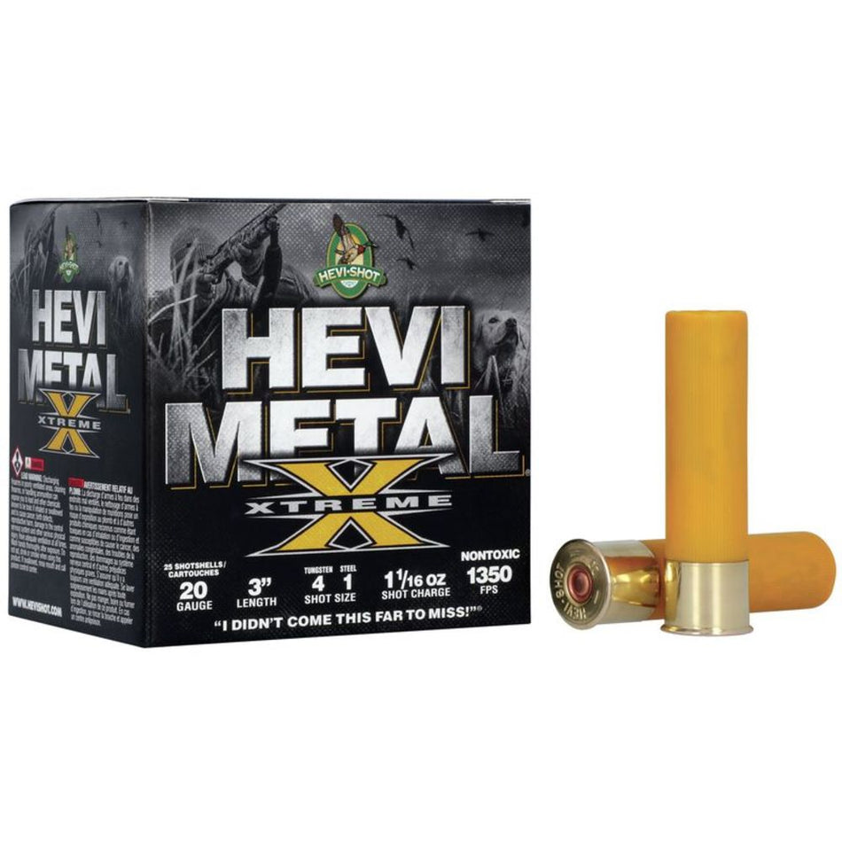 HEVI-Shot HS39202 HEVI-Metal Extreme 20 Gauge 3" 1-1/16oz 4/1 Shot 1350 fps 604544688986