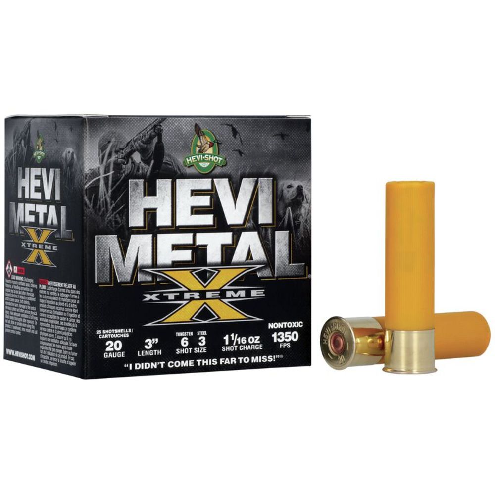 HEVI-Shot HS39206 HEVI-Metal Extreme 20 Gauge 3" 1-1/16oz  1350 fps 604544689006