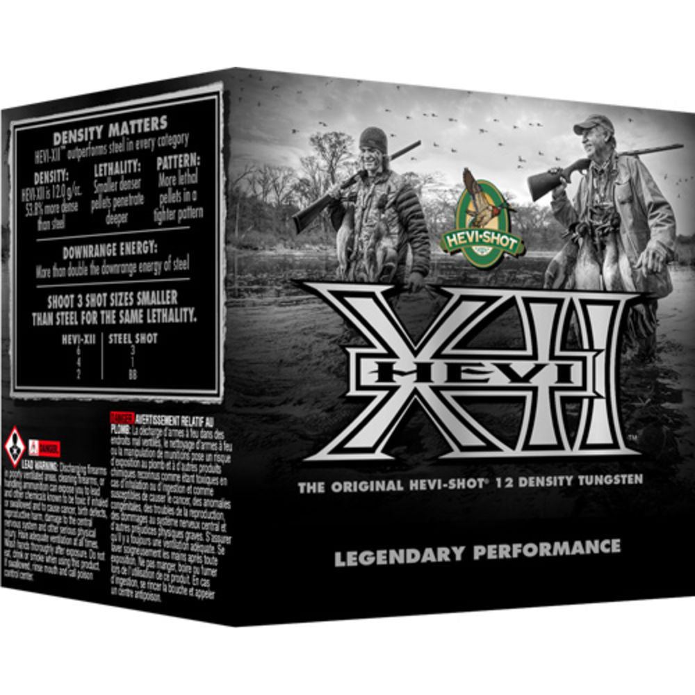 HEVI-Shot 12 Gauge Shotgun Ammo HEVI-XII 3 in 1-1/8 oz #6