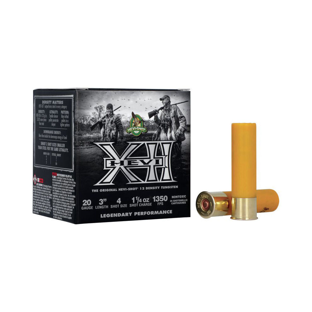 HEVI-Shot HS53204 HEVI-XII Waterfowl 20 Gauge 3" 1-1/4oz 4 Shot 1350 fps 604544686302