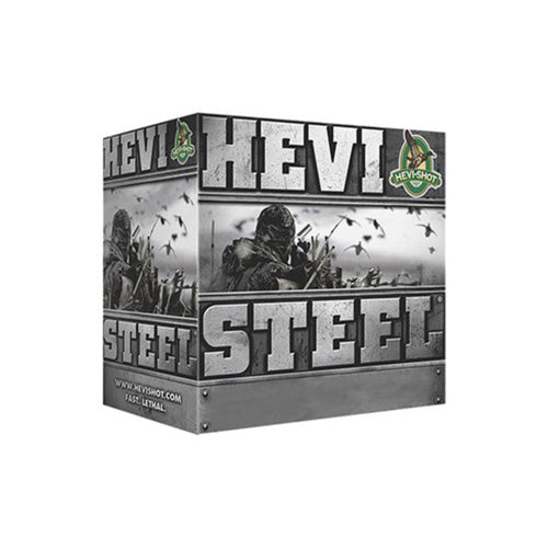 HEVI-Shot HS60002 HEVI-Steel Waterfowl 12 Gauge 3" 1-1/4oz 2 Shot 1500 fps 816383600023
