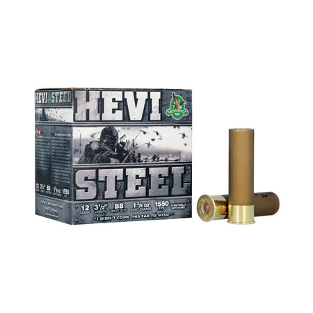 HEVI-Shot HS65088 HEVI-Steel Waterfowl 12 Gauge 3.5" 1-3/8oz BB 1550 fps 816383650882