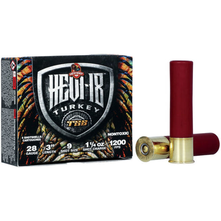HEVI-Shot HS7289 HEVI-18 TSS Turkey 28 Gauge 3" 1-1/4oz 9 Shot 1200 fps 604544690132