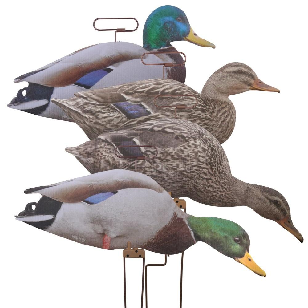 Higdon Outdoors Mallard Motion Flats Silhouette Decoy Set 12-Count
