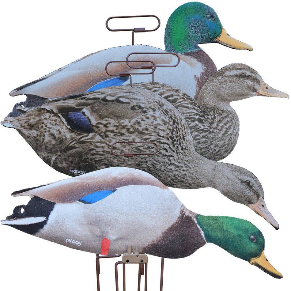 Higdon Motion Flats Silhouette Duck Decoy Set 12 Count