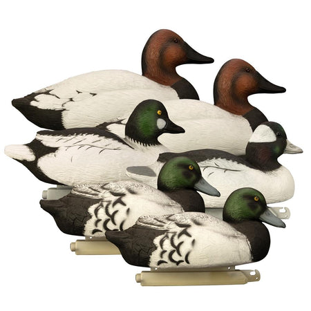 Higdon Outdoors Battleship Diver 6-Decoy Pack Bluebill Canvasback Bufflehead Goldeneye