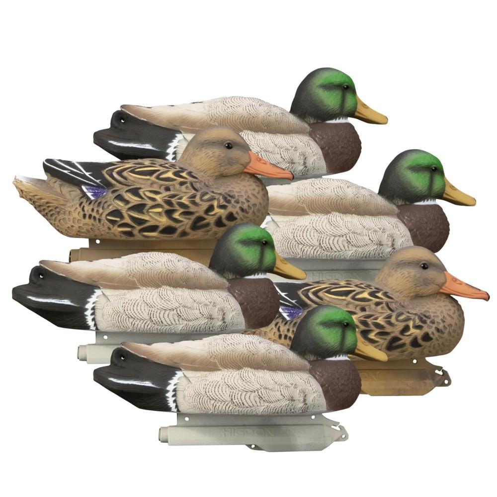 Higdon Outdoors Standard Mallard Filler Pack 6 Piece Regular Duck Decoys