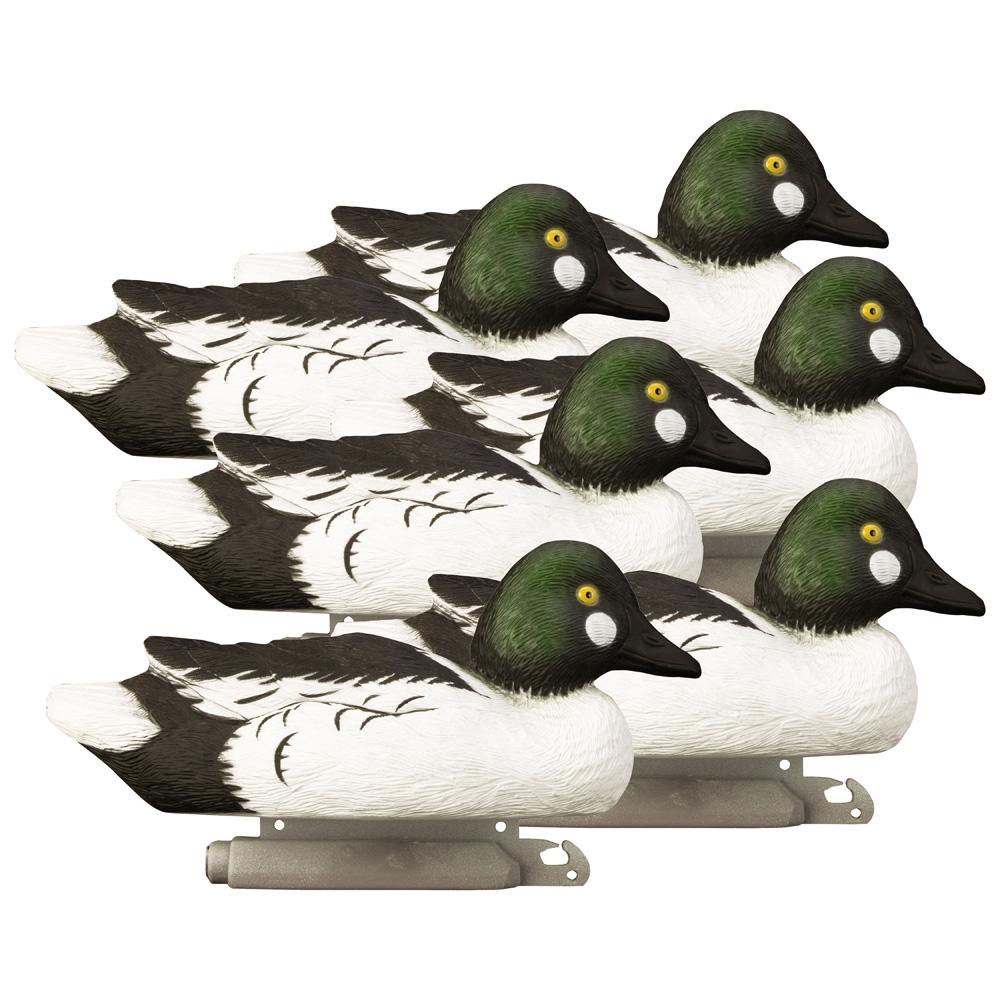Higdon Outdoors Goldeneye Drake Standard Foam-Filled Decoy Set of 6