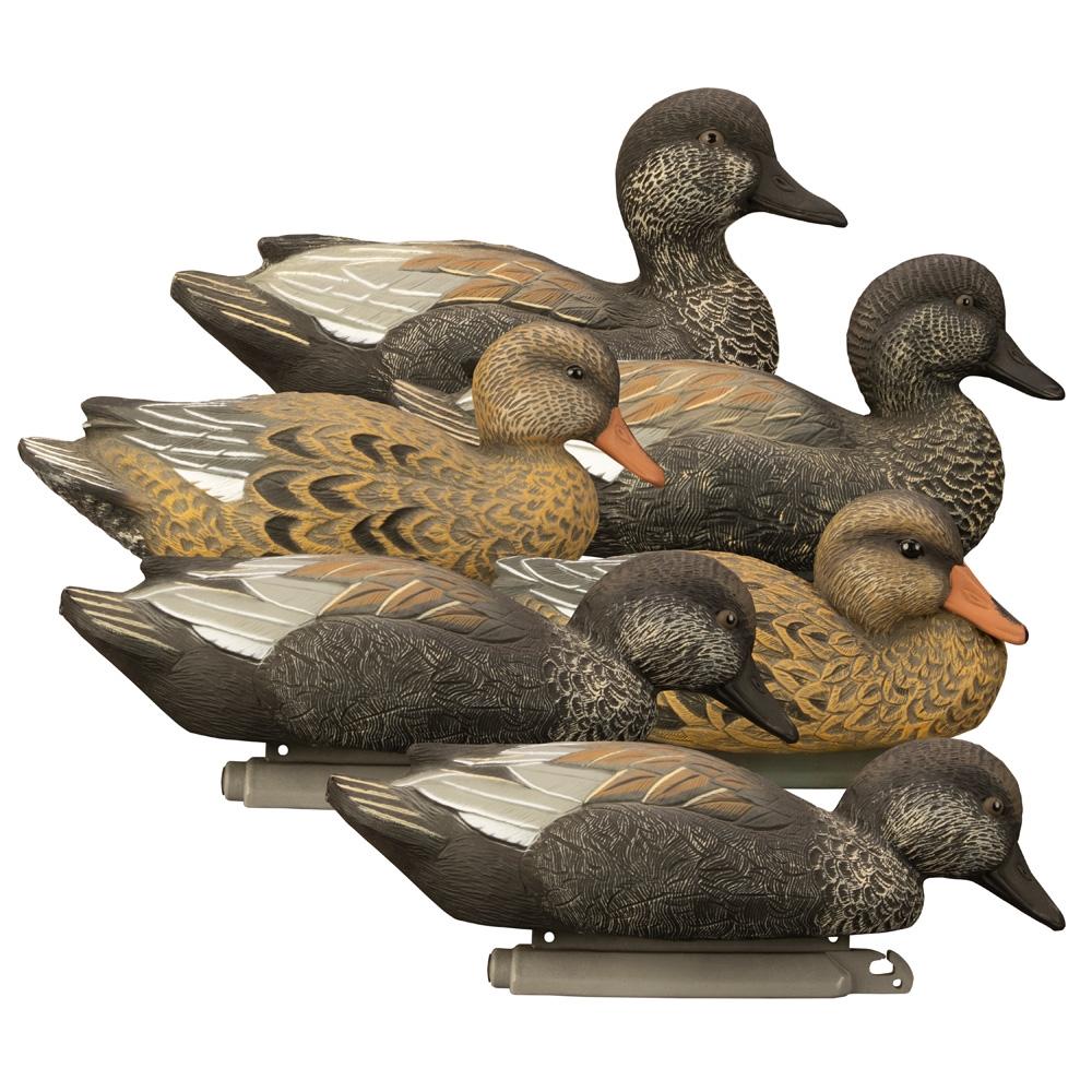 Higdon Outdoors Foam Filled Standard Gadwall Duck Decoys 6-Pack