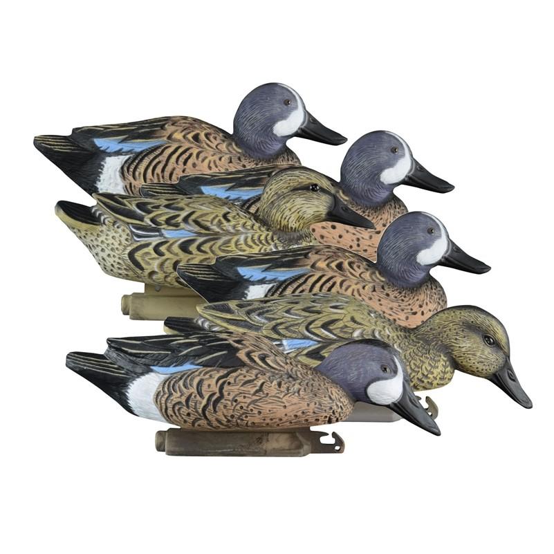 Higdon Outdoors Blue Wing Teal Standard Foam Decoys 6 Pack