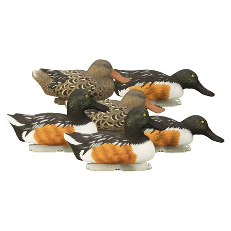 Higdon Outdoors Standard Shoveler 6-Piece Foam Filled Duck Decoy Set