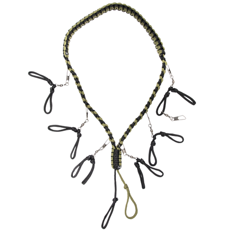 Power Calls 7-in-1 Hunting Call Lanyard Seven Double Loop Drops Paracord