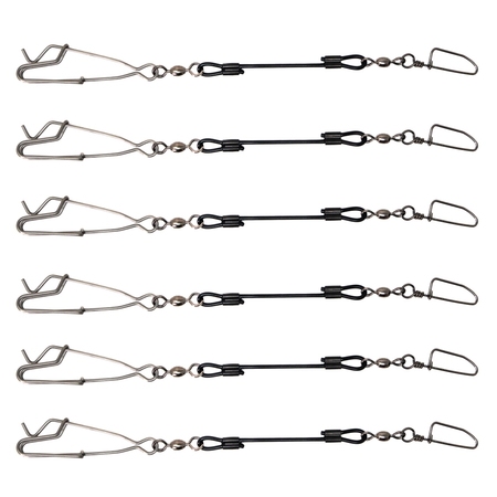 Higdon Battleship Jerk Rig Decoy Quick Connect Clips 6/ct Rust-Free