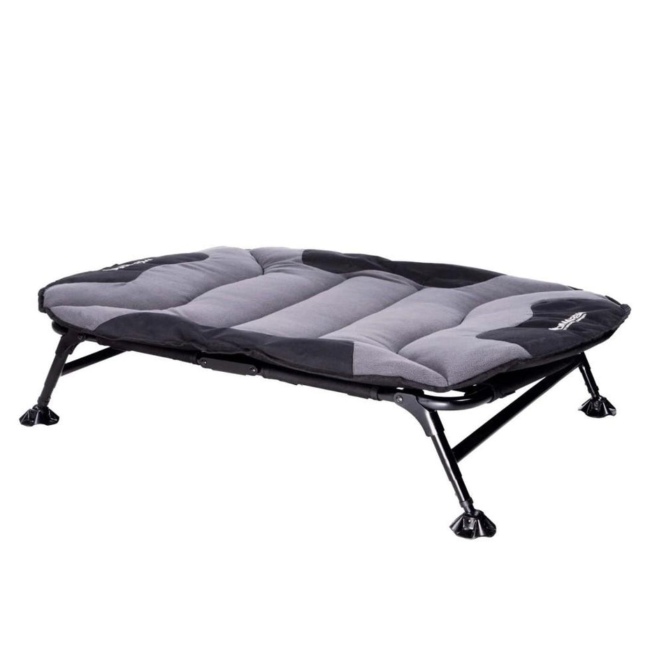 MOmarsh Home Cot Raised Dog Bed Grey Foldable Pet Rest Cot