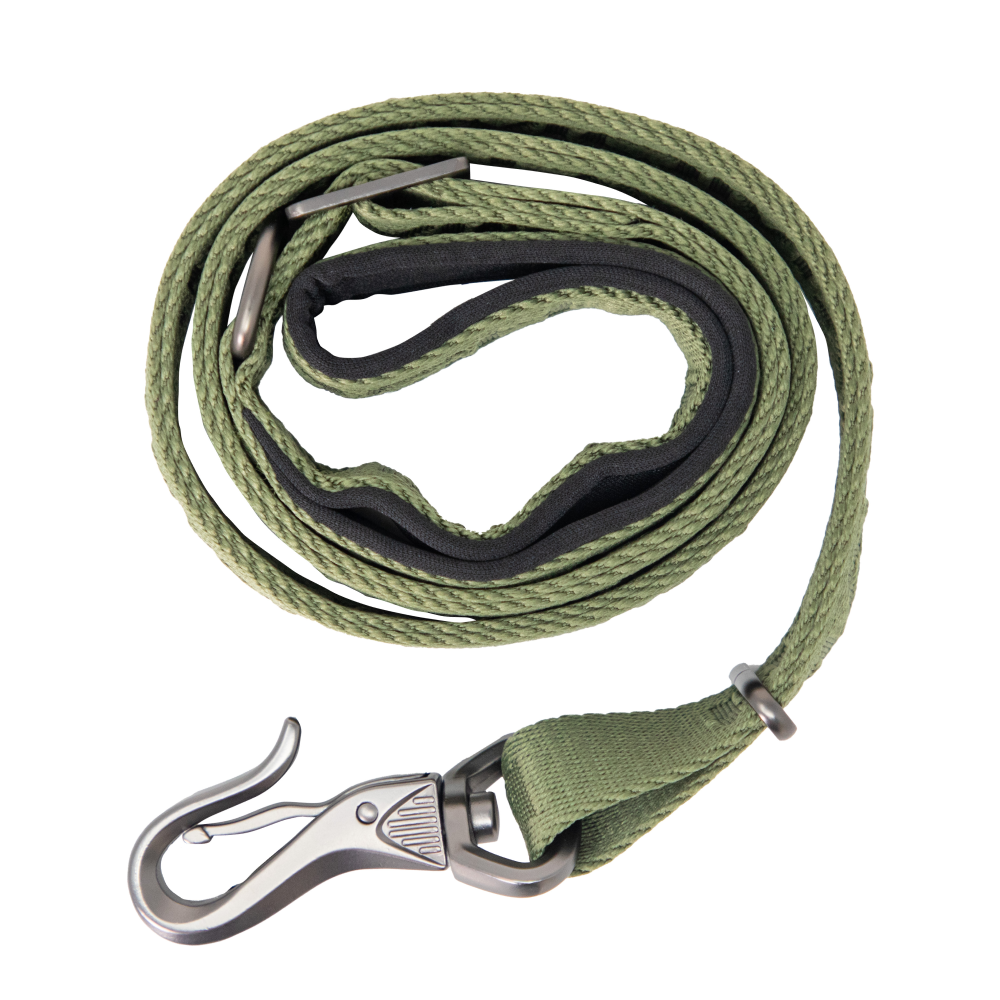 MoMarsh Cypress Green Adjustable Nylon Dog Leash 47"-72"