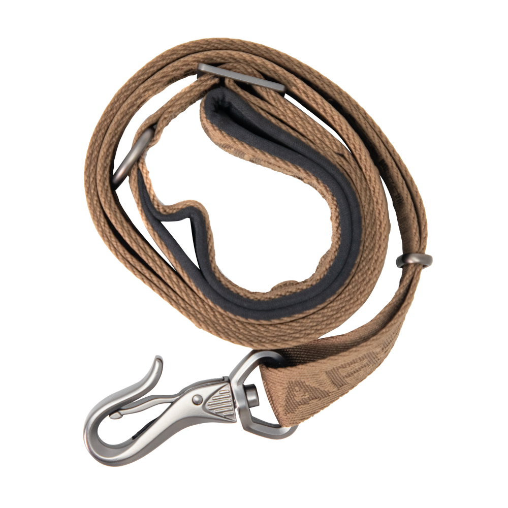 MoMarsh Nylon Adjustable Dog Leash 47-72 Inch Chocolate Brown Machine Washable
