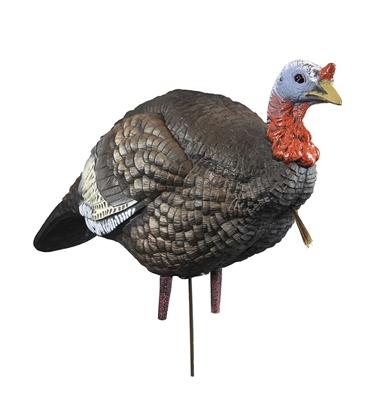Higdon Outdoors Hard Body Jake Turkey Decoy Quarter Strut with Stake