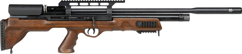 Hatsan BullBoss .25 Caliber PCP Air Rifle Black Wood Stock Includes 2 Mags
