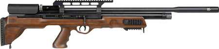 Hatsan BullBoss .25 Caliber PCP Air Rifle Black Wood Stock Includes 2 Mags