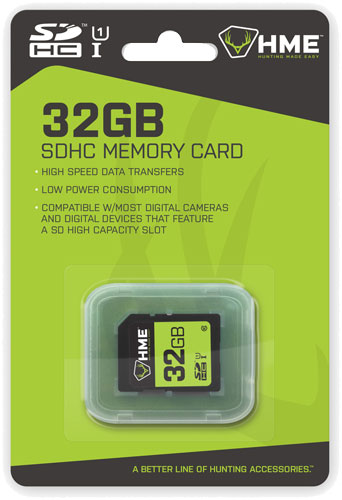 HME 32GB SDHC Memory Card for Photos and HD Video