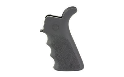 Hogue AR-15/M16 Beavertail Overmolded Pistol Grip, Finger Grooves, Non-Slip Cobblestone Texture, Slate Gray